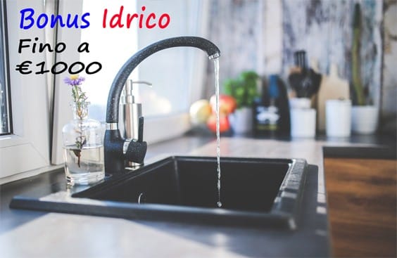 bonus idrico 2021
