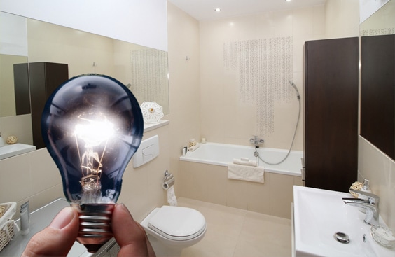 Illuminazione Led per il bagno