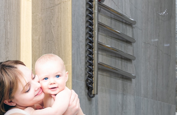 scaldaviette per il bagno materiali